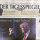 The front page of German newspaper, Der Tagesspiegel, Nov. 10 2016.